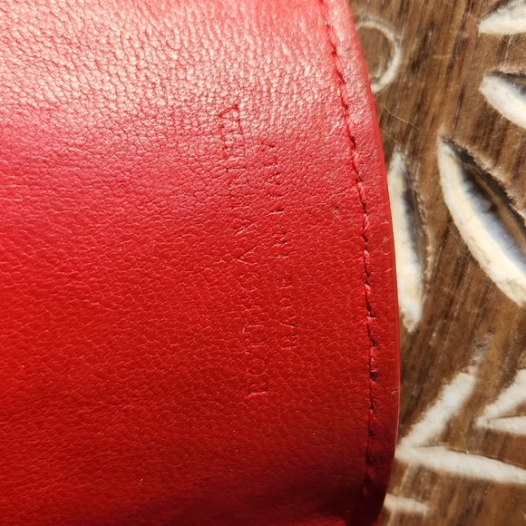 Bottega Veneta Weaved Leather Red Key Holder - Picture 5 of 11